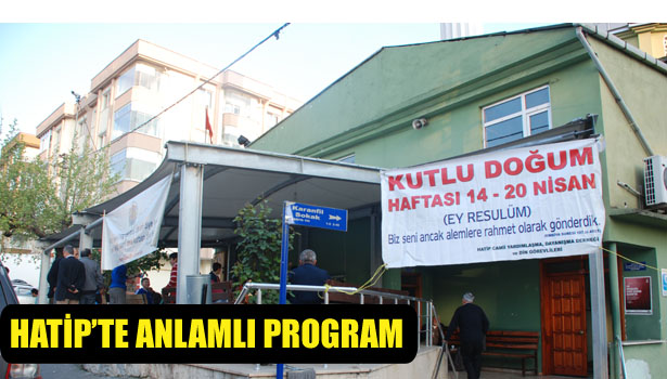 HATİP'TE ANLAMLI PROGRAM