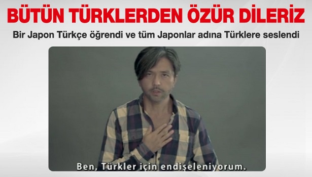 JAPONYA'DAN TÜRKÇE UYARI