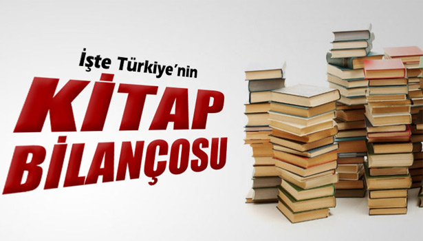 İŞTE TÜRKİYE'NİN 'KİTAP' BİLANÇOSU