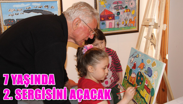 7 YAŞINDA 2. SERGİSİNİ AÇACAK