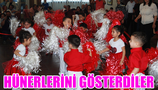 HÜNERLERİNİ GÖSTERDİLER