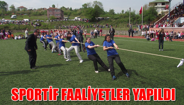 AKÇAKOCA'DA 23 NİSAN ETKİNLİKLERİNDE SPORTİF FAALİYETLER YAPILDI