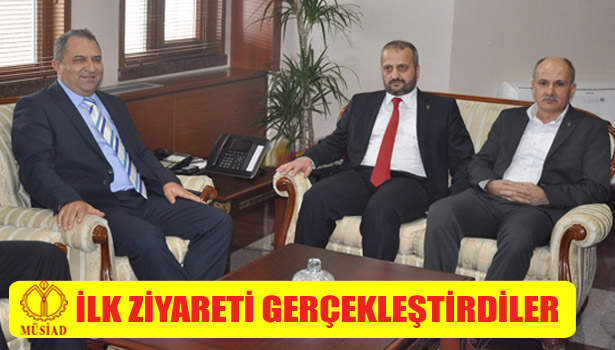 İLK ZİYARET VALİ KABAN'A
