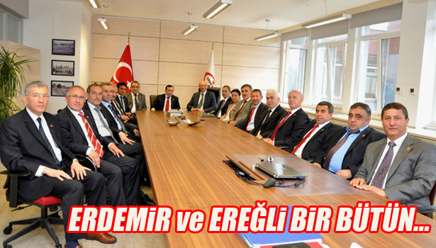 BAŞKAN UYSAL'DAN ERDEMİR ZİYARETİ