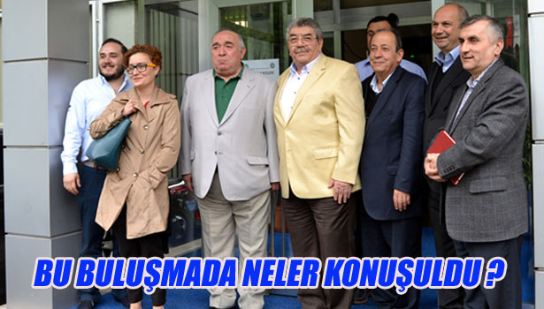 TERSANECİLERLE BİR ARAYA GELDİ