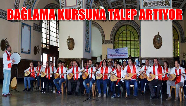 BAĞLAMA KURSUNA TALEP ARTIYOR