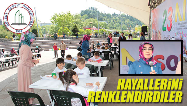 MİNİKLER, HAYALLERİNİ RENKLENDİRDİ