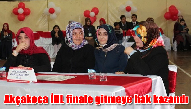 AKÇAKOCA İHL FİNALE GİTMEYE HAK KAZANDI