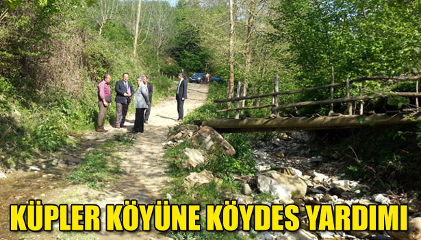 KÜPLER KÖYÜNE KÖYDES YARDIMI