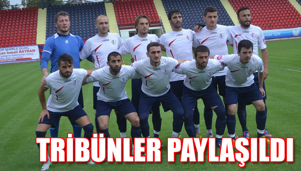 TRİBÜNLER PAYLAŞILDI