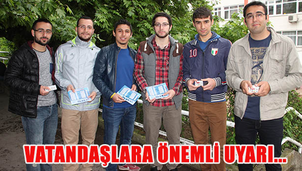 VATANDAŞLARA ÖNEMLİ UYARI
