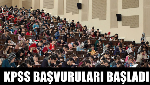 KPSS BAŞVURULARI BAŞLADI