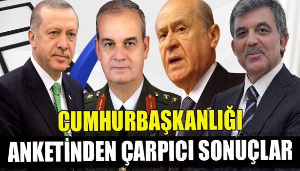 CUMHURBAŞKANLIĞI ANKETİNDEN BAKIN NE SONUÇ ÇIKTI