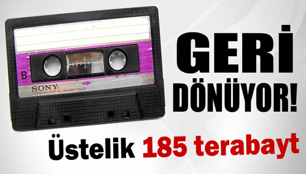 SONY 185 TERABAYTLIK MANYETİK KASET ÜRETTİ