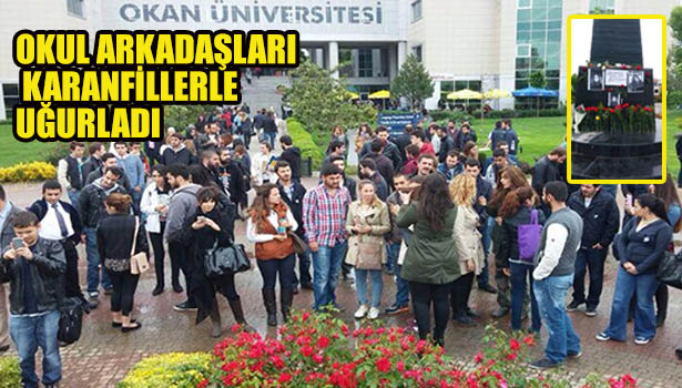 OKUL ARKADAŞLARI KARANFİLLERLE UĞURLADI