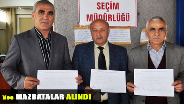 Vee MAZBATALARINI ALDILAR