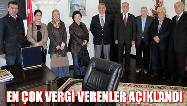 AKÇAKOCA'DA EN ÇOK VERGİ VERENLER AÇIKLANDI