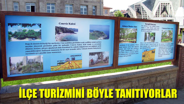 İLÇE TURİZMİNİ BÖYLE TANITIYORLAR