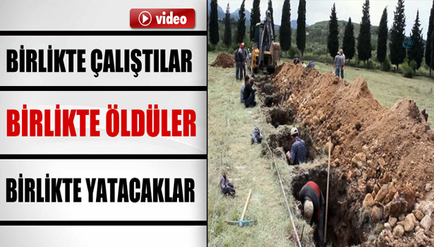 SOMA'DA KEPÇELERLE MEZAR KAZILIYOR