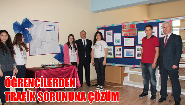 ÖĞRENCİLERDEN TRAFİK SORUNUNA ÇÖZÜM...