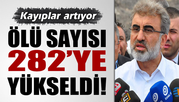 MADEN FACİASINDA ÖLÜ SAYISI 282 OLDU