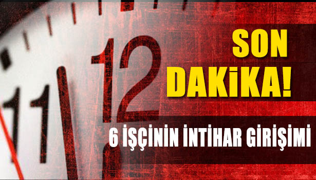 MAAŞLARINI ALAMAYAN İŞÇİLER ÇATIYA ÇIKTI