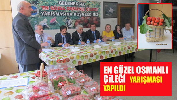 EN GÜZEL OSMANLI ÇİLEĞİ YARIŞMASI YAPILDI