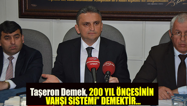 GMİS BAŞKANI ALABAŞ: "TAŞERON DEMEK 200 YIL ÖNCESİNİN VAHŞİ SİSTEMİ DEMEKTİR..."