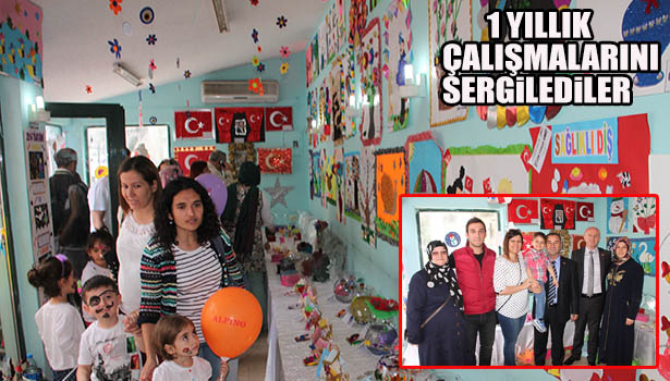 ÖĞRENCİLER ANNE ve BABALARI İLE HÜNERLERİNİ SERGİLEDİ