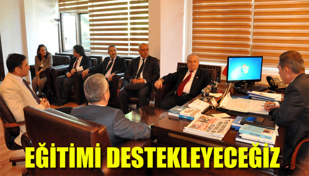 UYSAL ZİYARETÇİLERİNİ KABUL ETTİ