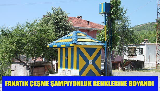 FANATİK ÇEŞME ŞAMPİYONLUK RENKLERİNE BOYANDI