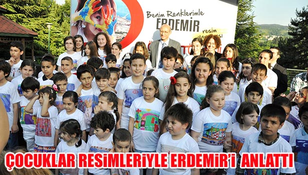 ERDEMİRLİ ÇOCUKLAR, ERDEMİR'İ RESİMLERİYLE ANLATTI