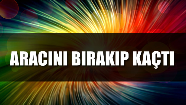 OTOMOBİL SU KANALINA DÜŞTÜ SÜRÜCÜ KAÇTI