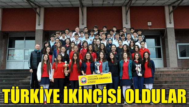 TÜRKİYE İKİNCİSİ OLDULAR