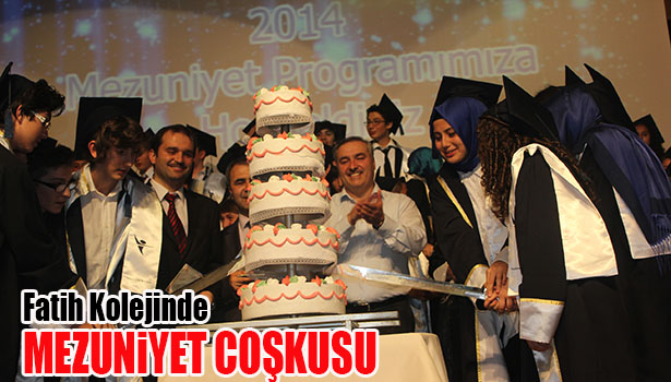 FATİH KOLEJİNDE MEZUNİYET COŞKUSU