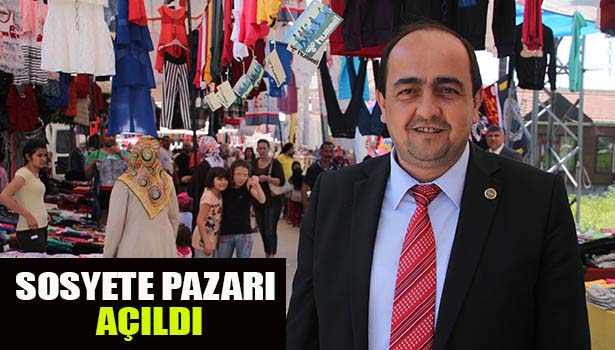 GÜLÜÇ'TE SOSYETE PAZARI AÇILDI