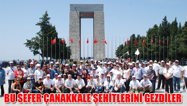 GEZİ GRUBU BU SEFER ÇANAKKALE ŞEHİTLERİNİ GEZDİ