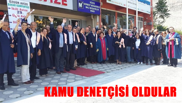 KAMU DENETÇİSİ OLDULAR