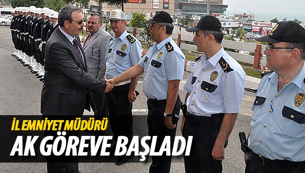 ZONGULDAK EMNİYET MÜDÜRÜ OSMAN AK GÖREVE BAŞLADI