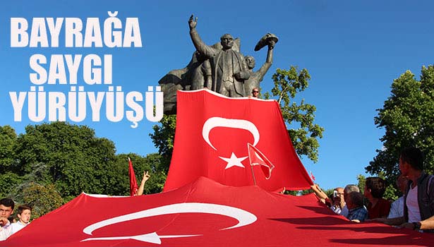 BAYRAĞA SAYGI YÜRÜYÜŞÜ