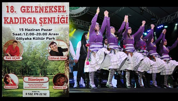 DÜZCE GÖLYAKA DA KADIRGA ŞENLİKLERİ