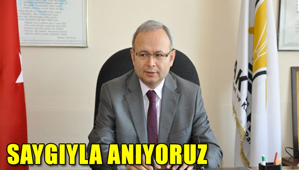 SAYGIYLA ANIYORUZ