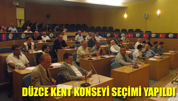 DÜZCE KENT KONSEYİ SEÇİMİ YAPILDI
