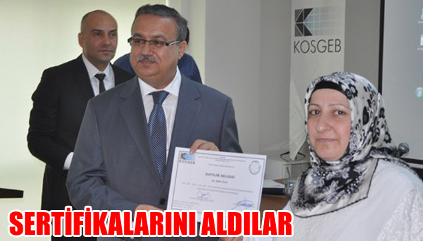 SERTİFİKALARINI ALDILAR
