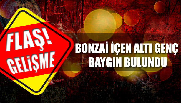 BONZAİ İÇEN ALTI GENÇ BAYGIN BULUNDU