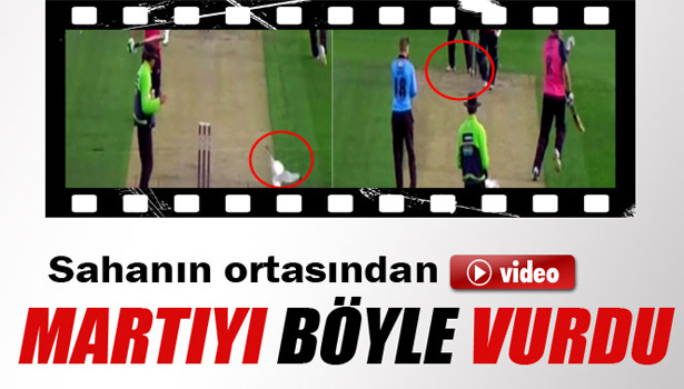 SAHANIN ORTASINDAN MARTIYI BÖYLE VURDU