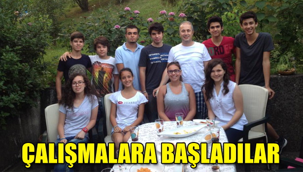 ÇALIŞMALARA BAŞLADILAR