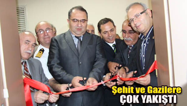 ŞEHİT AİLESİ VE GAZİLERE YAKIŞAN HİZMET BİNASI AÇILDI