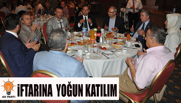 AK PARTİ İFTARINA YOĞUN KATILIM OLDU