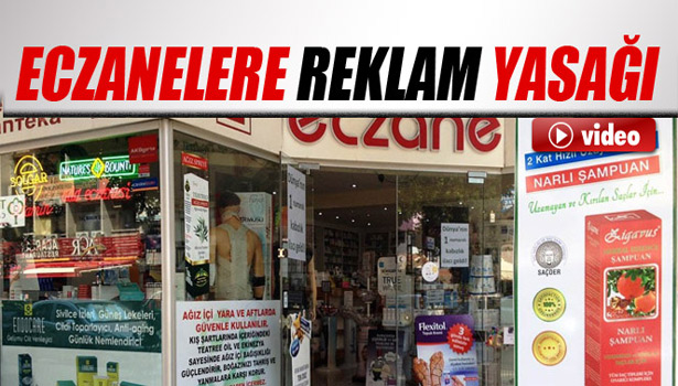 ECZANELERE REKLAM YASAĞI